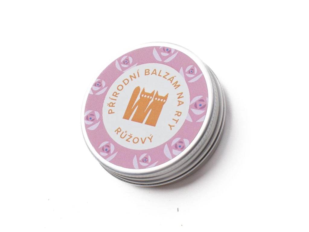 Mydlárna u dvou koček - Přírodní balzám na rty Růže de Mai